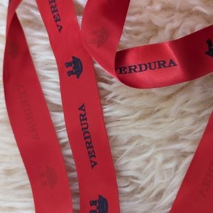 Verdura red ribbon 2 yards